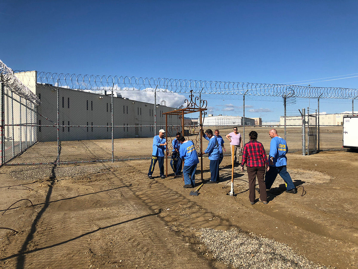 Avenal State Prison garden